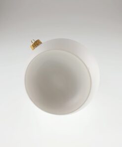 Glob concav – alb – diametru 15 cm