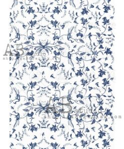 Hârtie de orez - Blue Wallpaper 2 - A4