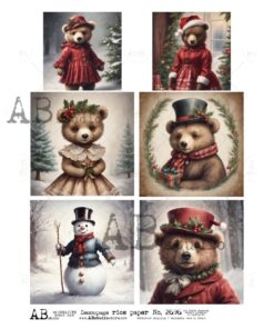 Hârtie de orez - Christmas Photoshooting - A4