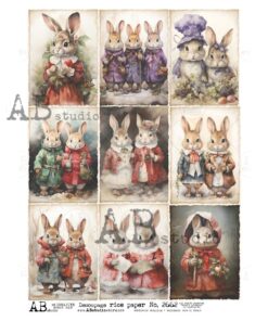 Hârtie de orez - Waiting for the Christmas 2 - A4