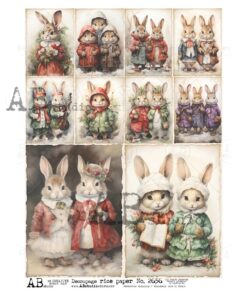 Hârtie de orez - Waiting for the Christmas 3 - A4