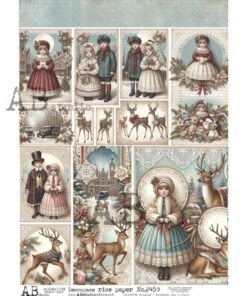 Hârtie de orez – Christmas Story - A4