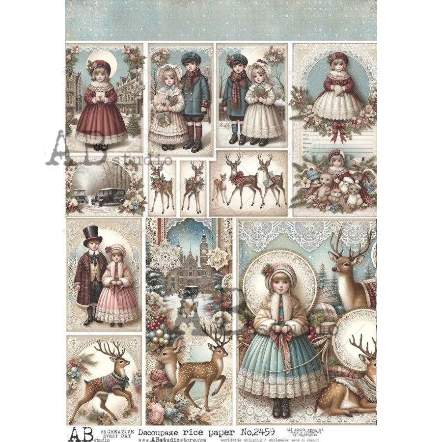 Hârtie de orez – Christmas Story - A4 1 Hârtie de orez – Christmas Story - A4