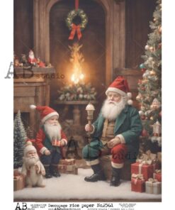 Hârtie de orez – Christmas Whishes - A4