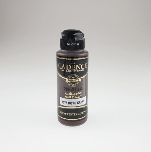 Vopsea acrilică – dark brown – CADENCE – 120 ml 1