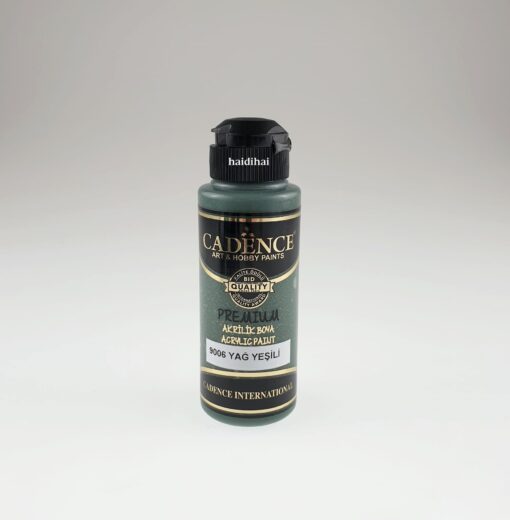 Vopsea acrilică – oil green – CADENCE – 120 ml 1