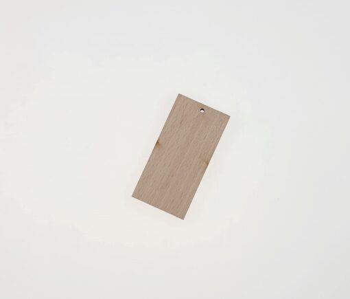 Bază din lemn - dreptunghiular - 6,3x3,2x0,3 cm 1