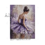 Hârtie de orez - Ballerina Dream - A4