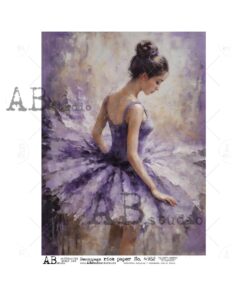 Hârtie de orez - Ballerina Dream - A4