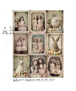 Hârtie de orez - Easter Photos 2 - A4