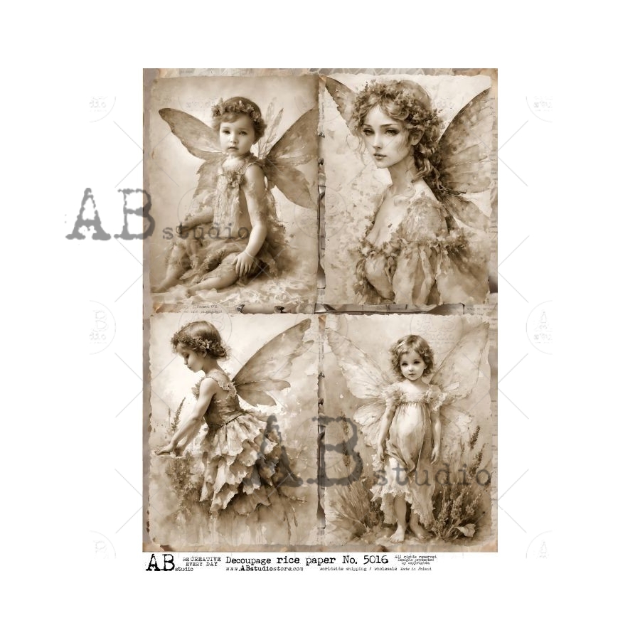 Hârtie de orez - Enchanted fairytale - A4 1 Hârtie de orez - Enchanted fairytale - A4