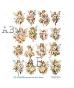 Hârtie de orez - Fairytale Clipart 2 - A4