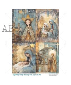 Hârtie de orez - Inspiration Religious - A4