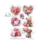 Hârtie de orez - Love Day - A4