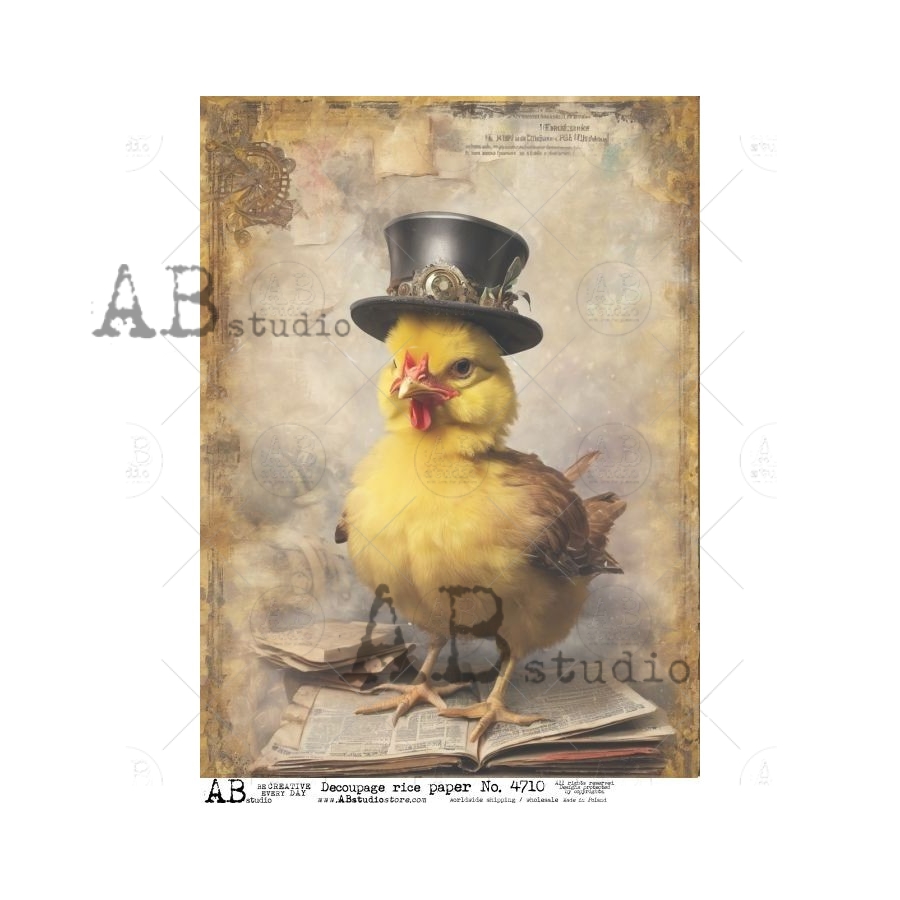 Hârtie de orez - Monsenior Chicken - A4 1 Hârtie de orez - Monsenior Chicken - A4