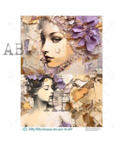 Hârtie de orez - Mystic dream girl - A4