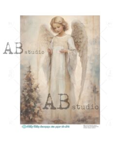 Hârtie de orez - Portrait of Angel 3 - A4
