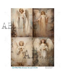 Hârtie de orez - Portrait of Angel - 4 act - A4