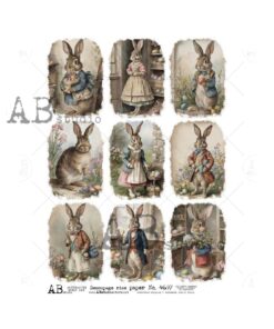Hârtie de orez - The Easter Bunny 2 - A4