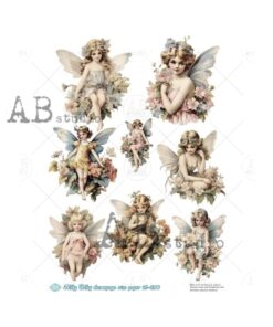Hârtie de orez - Fairytale Clipart - A4
