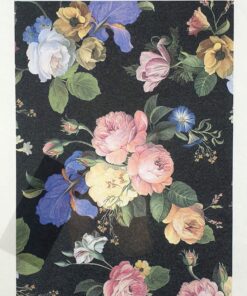 Hârtie transfer - decal - Flowers Wallpaper - 25x35 cm