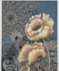 Hârtie transfer - decal - Poppies - 25x35 cm
