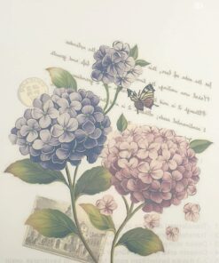 Hârtie transfer - easy - Hydrangea - 25x35 cm