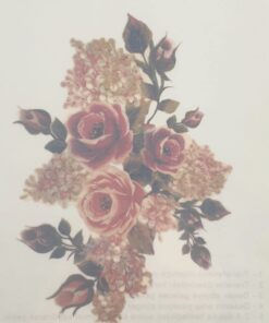 Hârtie transfer - easy - Roses and Lilac - 17x25 cm