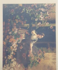 Hârtie transfer - easy - Waiting Lady - 25x35 cm
