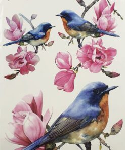 Hârtie transfer - water - Blue Bird - 25x35 cm