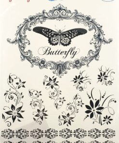 Hârtie transfer - water - Butterfly - 25x35 cm