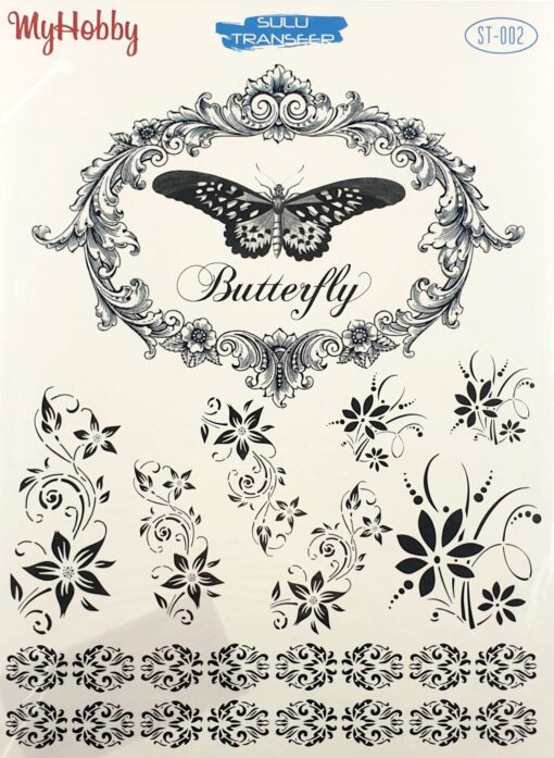Hârtie transfer - water - Butterfly - 25x35 cm 1