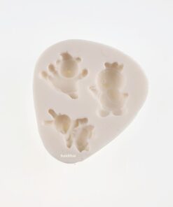 Matriță silicon - Little Friends - 6.3x5.8x1 cm