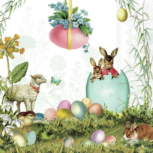 Șervețel - Easter Surprise - 33x33 cm 1 Șervețel - Easter Surprise - 33x33 cm