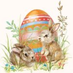 Șervețel - Egg Hunt - 33x33 cm