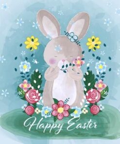 Șervețel - Happy Easter bunny - 33x33 cm