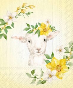 Șervețel - Lammy yellow - 33x33 cm