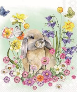 Șervețel - Little Rabbits - 33x33 cm
