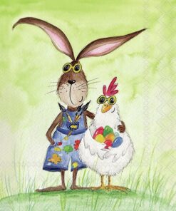 Șervețel - Sunny Easter - 33x33 cm