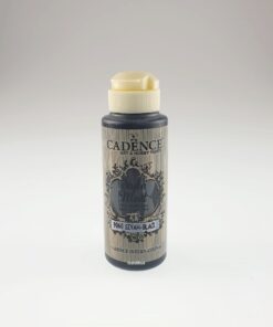 Vopsea acrilică mată - Black - CADENCE – 120 ml