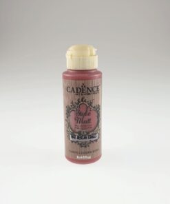 Vopsea acrilică mată - Coral Red – CADENCE – 120 ml