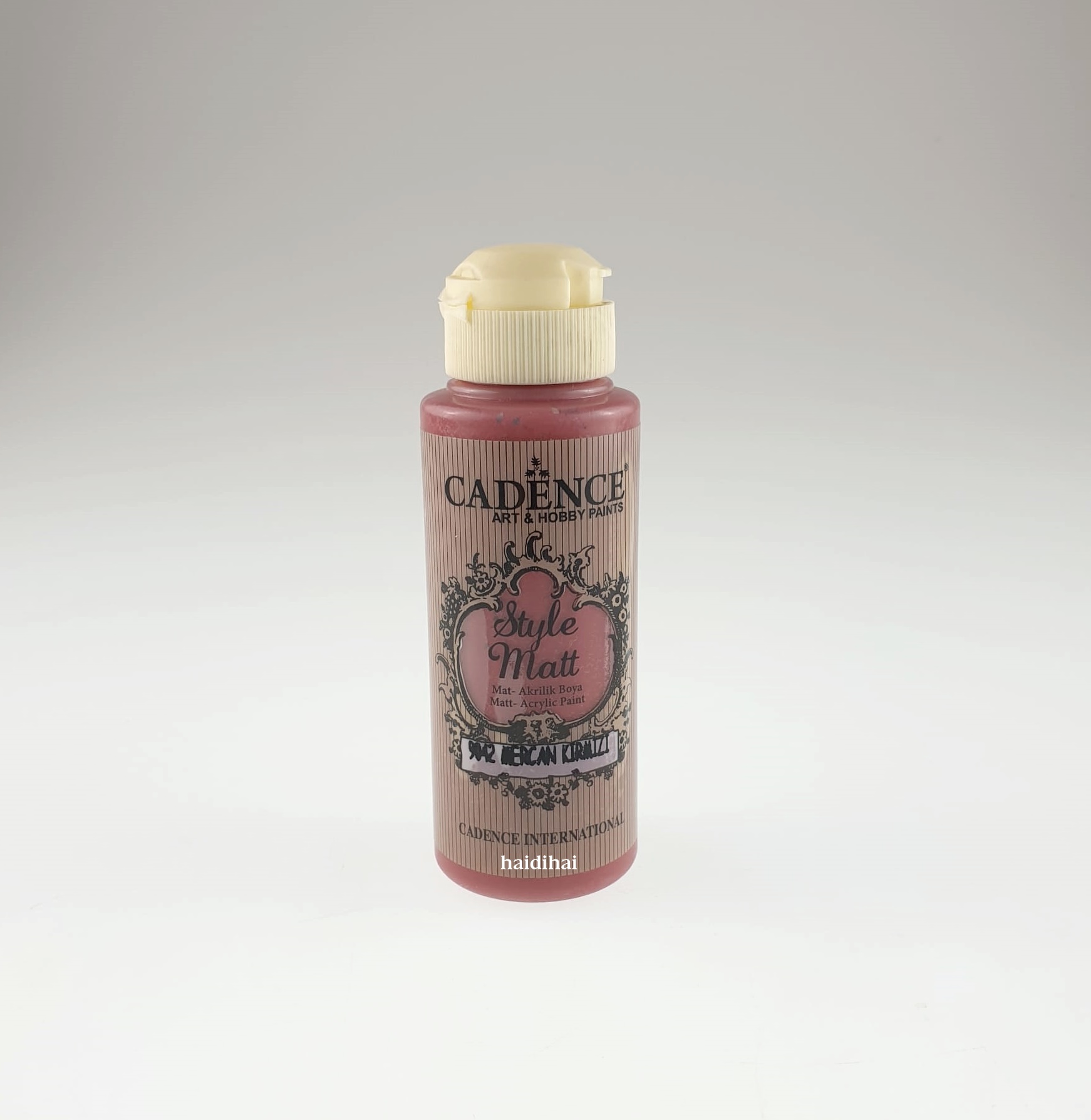Vopsea acrilică mată - Coral Red – CADENCE – 120 ml 1 Vopsea acrilică mată - Coral Red – CADENCE – 120 ml