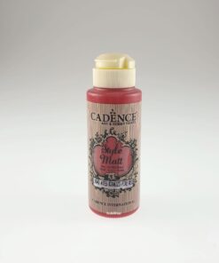 Vopsea acrilică mată - Fire Red – CADENCE – 120 ml