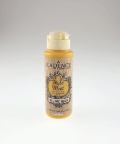 Vopsea acrilică mată - Yellow – CADENCE – 120 ml