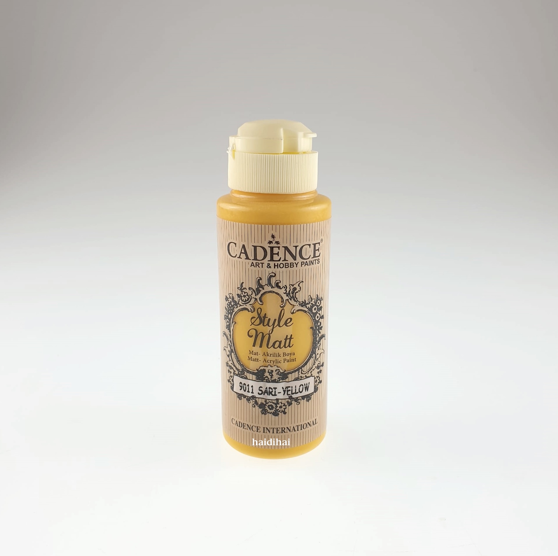 Vopsea acrilică mată - Yellow – CADENCE – 120 ml 1 Vopsea acrilică mată - Yellow – CADENCE – 120 ml