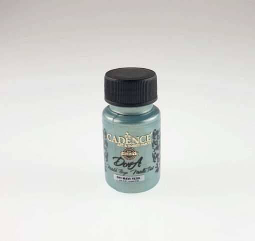 Vopsea acrilică – Dora metalic – Blue Green – 50 ml 1
