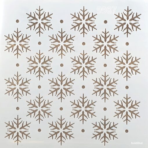 Șablon - Snowflakes - 20x20 cm 1