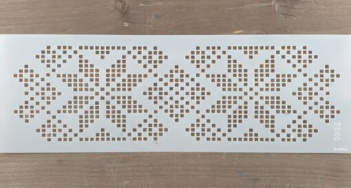 Șablon - Traditional Pattern - 10x30 cm 1