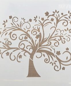 Șablon – Ornamental Tree – 30×30 cm