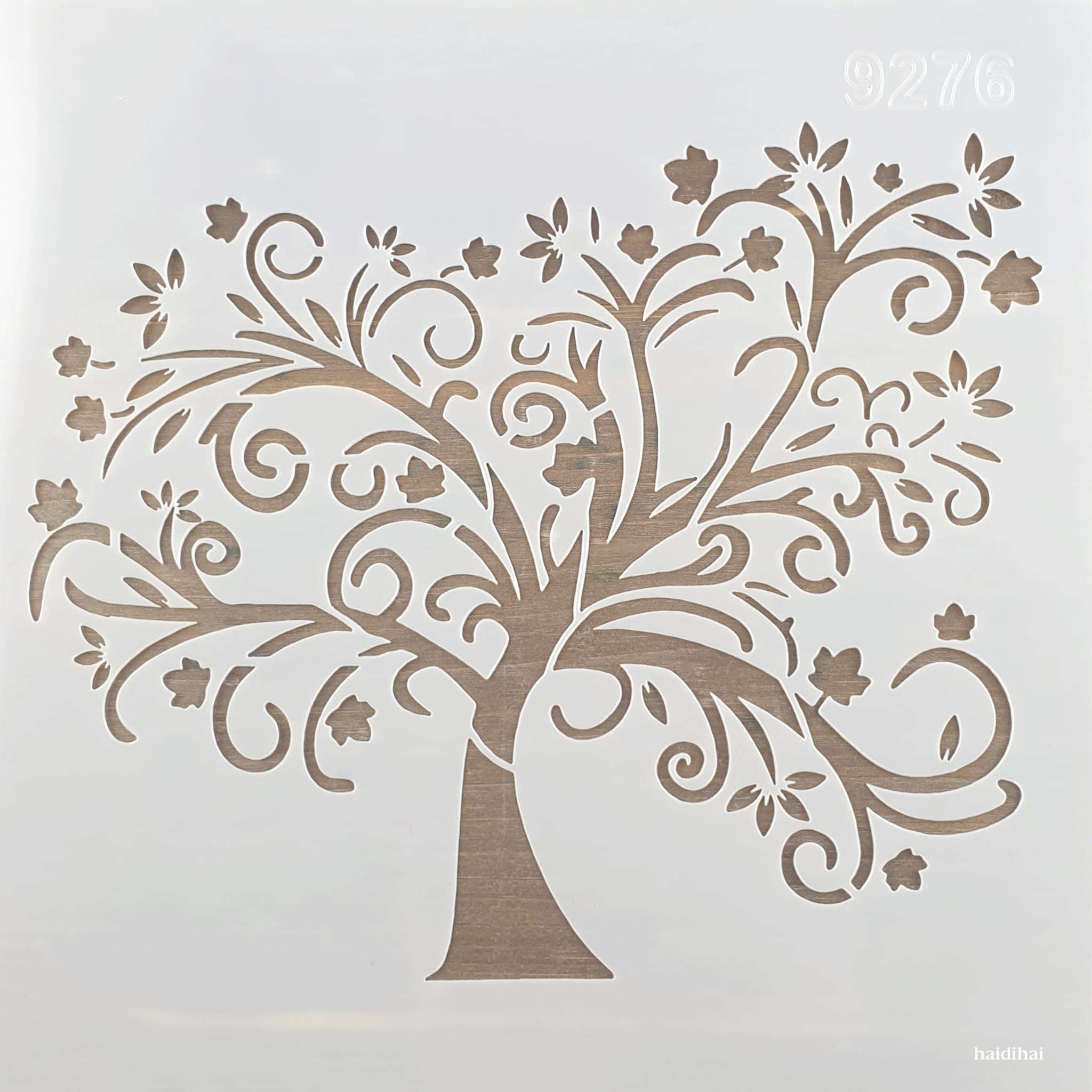 Șablon – Ornamental Tree – 30×30 cm 1 Șablon – Ornamental Tree – 30×30 cm